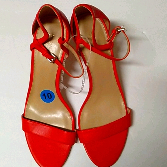 Nwt Micheal by Michaelkors hight heel open toes sz 10 - Picture 2 of 13